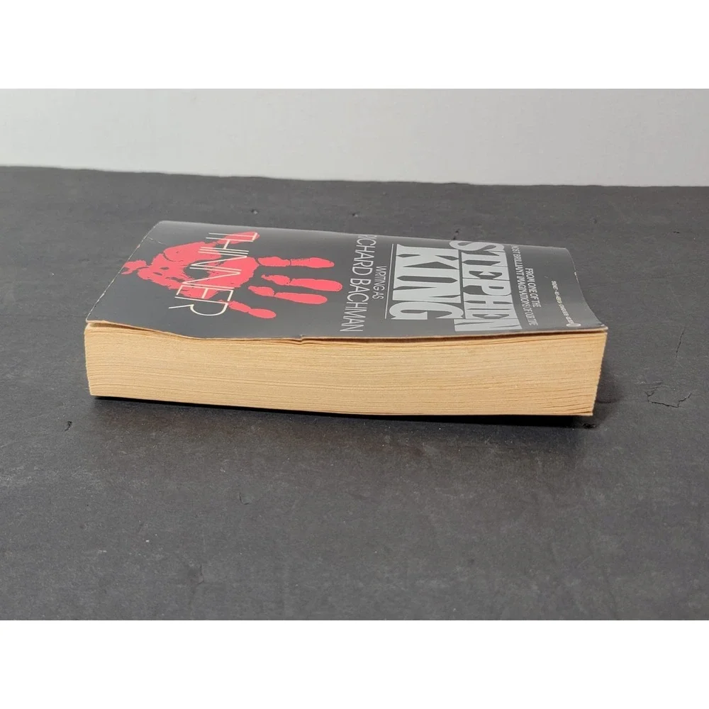 Thinner- Stephen King 1984 Paper Back Book‎ Horror Richard Bachman Cult Classic